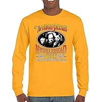 The Three Stooges Nyuklehead Beer Long Sleeve T-Shirt Funny 3 Curly Howard Moe Larry Shemp Wise Guys American Legend