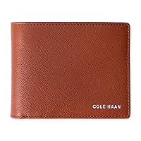 Cole Haan Men's RFID Slim Billfold Wallet, Cognac X-Capacity, No Size
