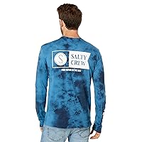 Salty Crew Alpha Tie Dye LS T-Shirt - Blue
