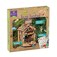 PlayMonster Craft-Tastic — Make A Bug Hotel — DIY Nature Craft Kit — No Tools Needed — Decorate Your Hotel with Stickers — Ages 4+ with Help