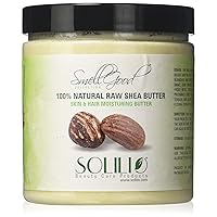 Pure Unrefined Shea Butter, totally natural and organic, ivory color, packed in 16 oz Jar, 2 Units