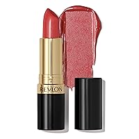 Revlon Lipstick, Super Lustrous Lipstick, Creamy Formula For Soft, Fuller-Looking Lips, Moisturized Feel in Nudes & Browns, Dirty Shirley (808) 0.15 oz