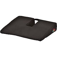 NOVA Medical Products Coccyx Gel Foam Car & Seat Cushion, Black