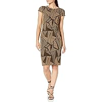 Vince Camuto Women's Formal Stretch Metallic Dress