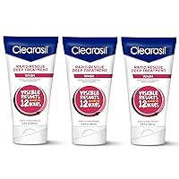 Clearasil Rapid Rescue, Deep Treatment Wash 6.78 oz (Pack of 3)