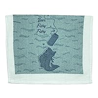 Crazy Dog T-Shirts Beer Fishy Fishy Funny Fishing Ale Drinking Tea Towel Funny Kitchen Towels Fishing Funny Beer Novelty Kitchen Towels Beer Fishy