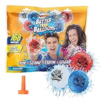 NERF Better Than Balloons Water Toys, 168 Pods, Easy 1 Piece Clean Up, Lots of Ways to Play, Backyard Water Fun, Kids Easter Gifts or Basket Stuffers, Ages 3+ (Amazon Exclusive)