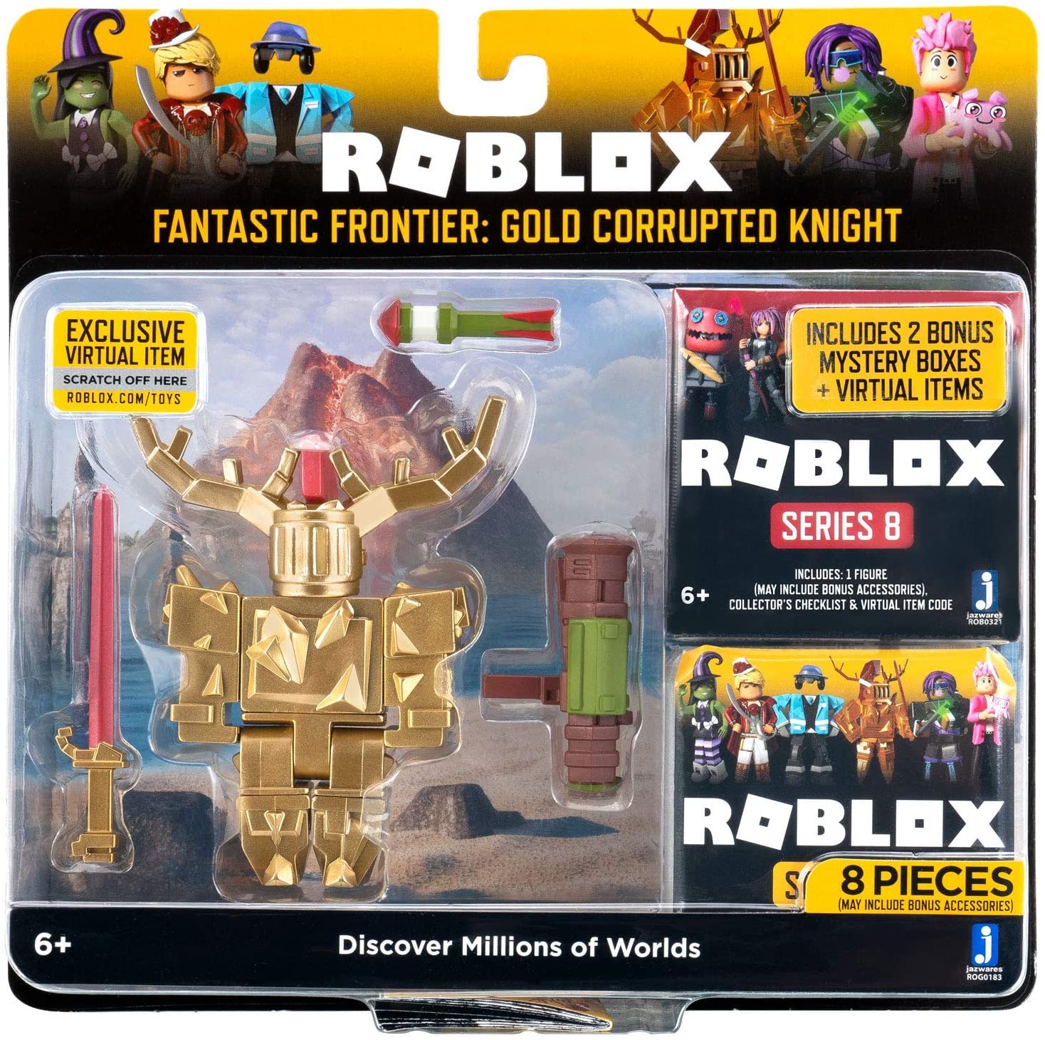  Roblox Action Collection - Phantom Forces: Ghost + Two Mystery  Figure Bundle [Includes 3 Exclusive Virtual Items] : Toys & Games