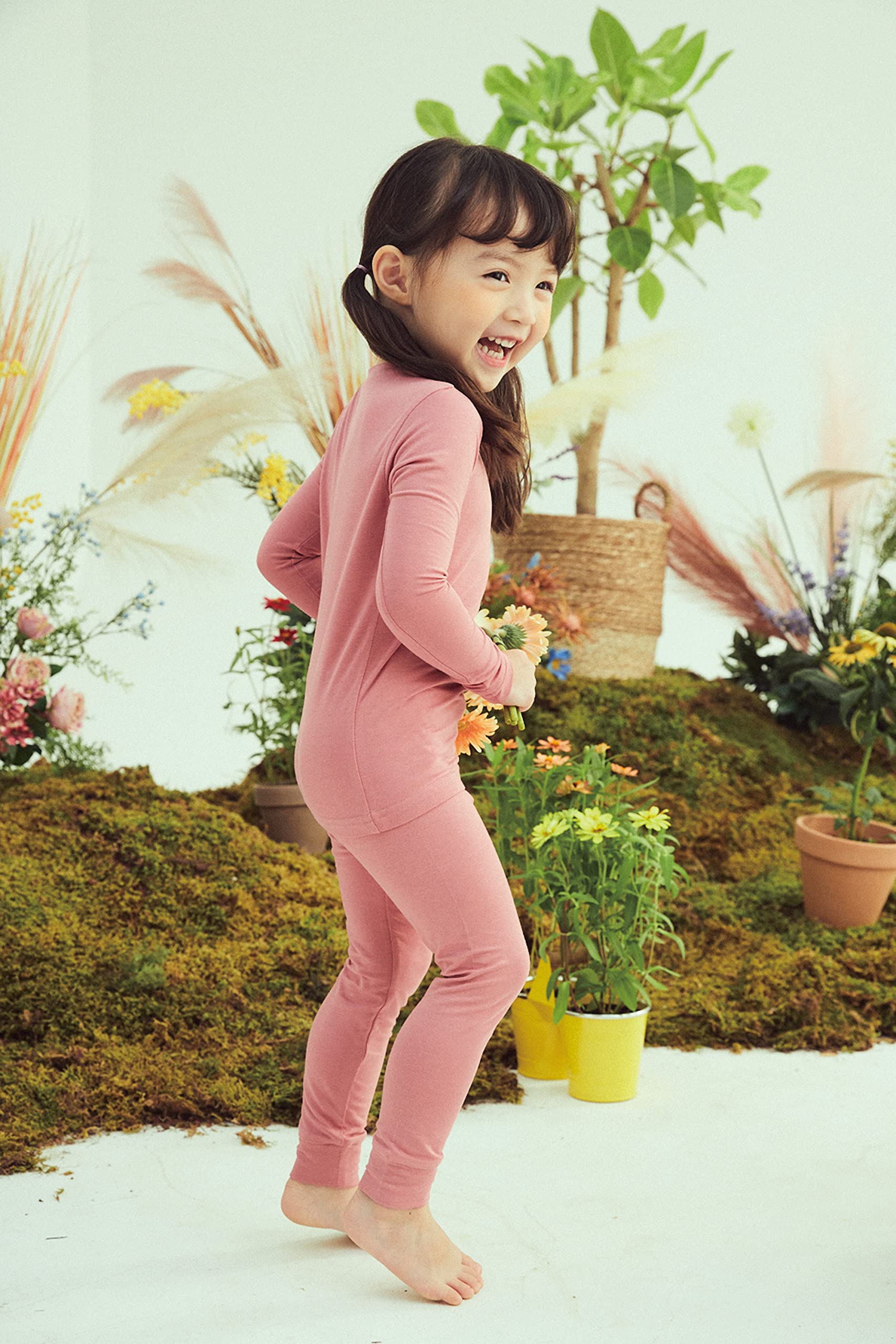 moimoln Baby Toddler Girls Boys Unisex lightweight cool summer Viscose Snug fit Pjs Pajama Sleepwear 12m-5T