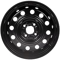 Dorman 939-125 15 X 6 In. Steel Wheel Compatible with Select Saturn Models, Black