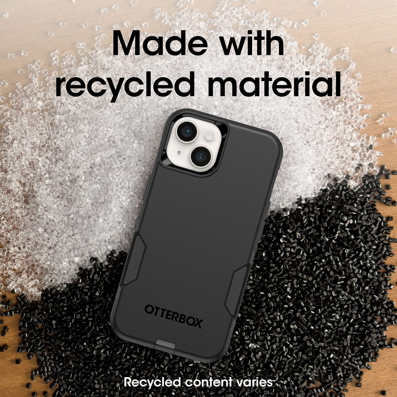 OtterBox iPhone 14 & iPhone 13 Commuter Series Case - BLACK , slim & tough, pocket-friendly, with port protection