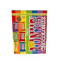 Tony's Chocolonely Assorted Milk Chocoloate Pieces - Belgium Chocolate, Fairtrade & B Corp Certified - 4.44 OZ (1 Pouch),