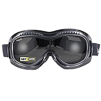 Pacific Coast Airfoil Padded 'Fit Over Glasses' Riding Goggles (Black Frame/Grey Photochromatic)