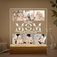 Kenon Personalized Photo Night Light,Custom Photo Collage LED Light, Photo Lamp, Photo Collage Gift, Mum Gift, Mother's Day Gift, Gift for Mom Dad