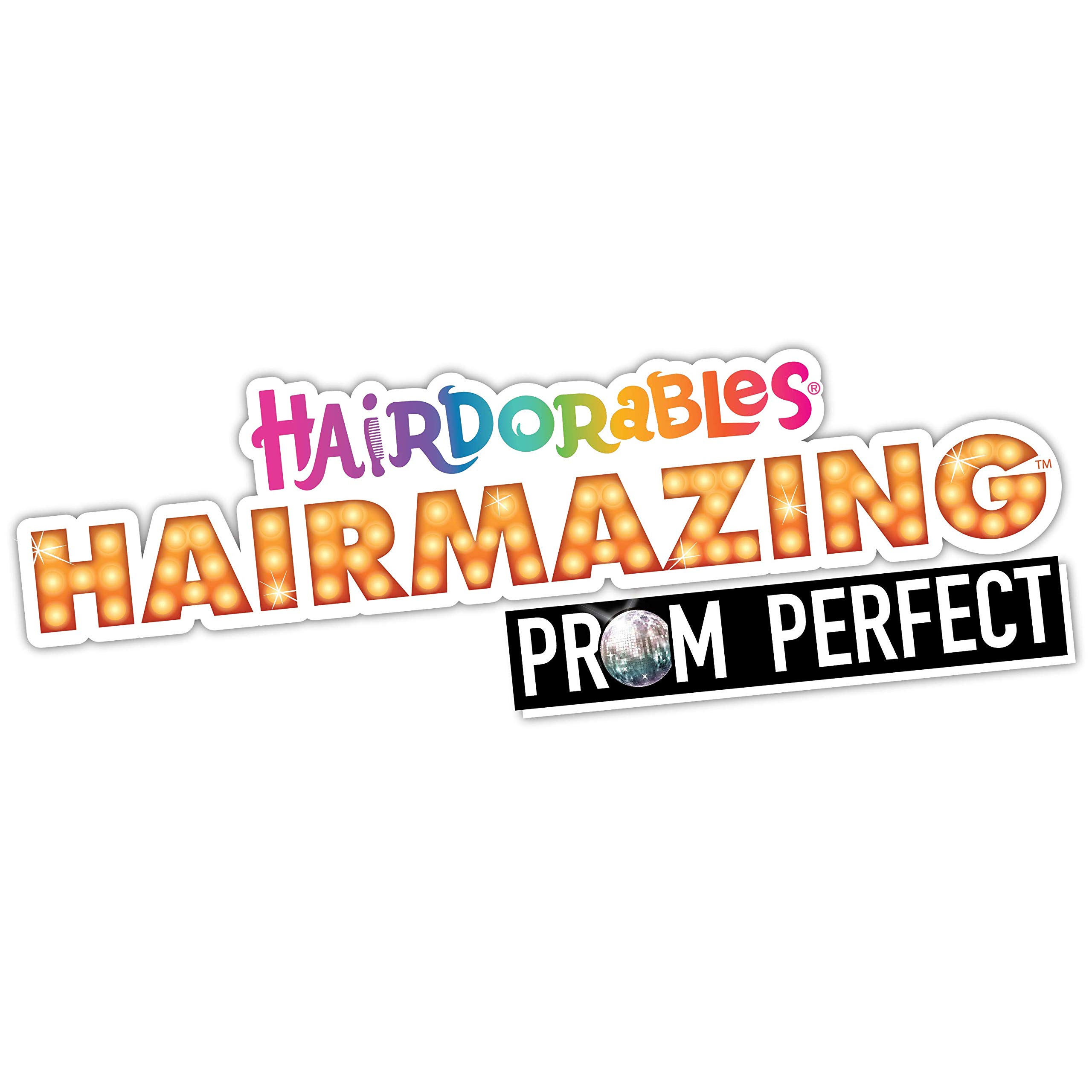 Hairdorables Hairmazing Prom Perfect Fashion Dolls, Willow, Pink and Green Hair, Kids Toys for Ages 3 Up, Gifts and Presents by Just Play