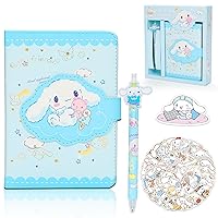 Cinnamoro Planner Cute Cartoon Notebook - Accessories Bracelets Necklace with Birthday Card for Girl Women Fan Gifts For Birthday Party Decorations
