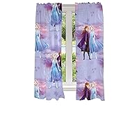 Franco Kids Room Window Curtains Drapes Set, 82 in x 63 in, Disney Frozen 2(Prints may vary)