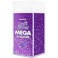 Hemway Bulk Glitter 425g / 15oz MEGA Craft Shaker Glitter for Nails, Resin, Tumblers, Arts, Crafts, Painting, Festival, Cosmetic, Body - Chunky (1/40