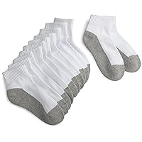 Jefferies Socks Girls 7-16 Sport Quarter Half Cushion 6 Pair Pack Socks