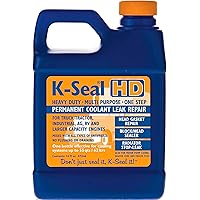 K-Seal ST5516 Heavy-Duty Multi-Purpose One Step Permanent Coolant Leak Repair, 8oz, Pour and Go, Mixes with All Antifreeze, No Flushing Required