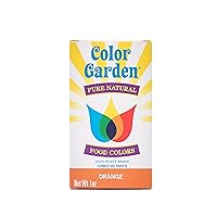 Color Garden Pure Natural Food Colors, Orange 5 ct. 1 oz.