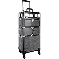 Rolling Case, Black, 14.5x9.5x32 Inch (Pack of 1)