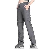 Women's Convertible Pants, Quick Dry Hiking Zip-Off Pants, Stretch Lightweight Cargo Pants