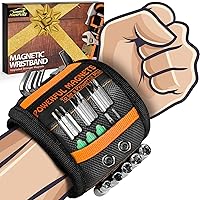 Tools Gifts for Men Stocking Stuffers Christmas - Magnetic Wristband for Holding Screws Wrist Magnet Tool Belt Holder Cool Gadgets for Men Birthday Gifts for Dad Father Women Adults Mens Gift Ideas