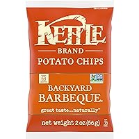 Potato Chips, Backyard Barbeque Kettle Chips, Snack Bag, 2 Oz