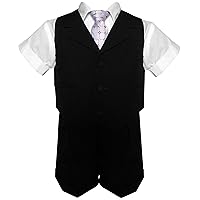 G240 Baby Toddler Boy Summer Suit Vest Short Set