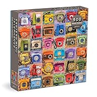 Galison Eastern Bloc Telephones 500 Piece Puzzle from Galison - 500 Piece Puzzle Featuring Photography from Troy Litten, Thick and Sturdy Pieces, Fun Family Activity
