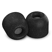 Comply 500 Series Foam Original Ear Tips for KZ ZS10 Pro, ZSX, AKG N5005, Moondrop Aria, Kato & Chu, FiiO FH7 and More! | Ultimate Comfort | Unshakeable Fit | TechDefender| Large, 3 Pairs,Black