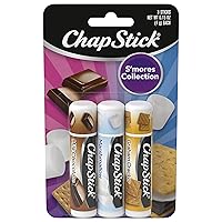 ChapStick S'more Collection Variety Pack Lip Balm Tube, Lip Care, 0.15 Ounce (Pack of 3)