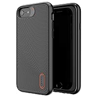 ZAGG Gear 4 Battersea Compatible with New iPhone SE (2020) Case, Advanced Impact Protection, Integrated D3O Technology, Protective Phone Cover - Black