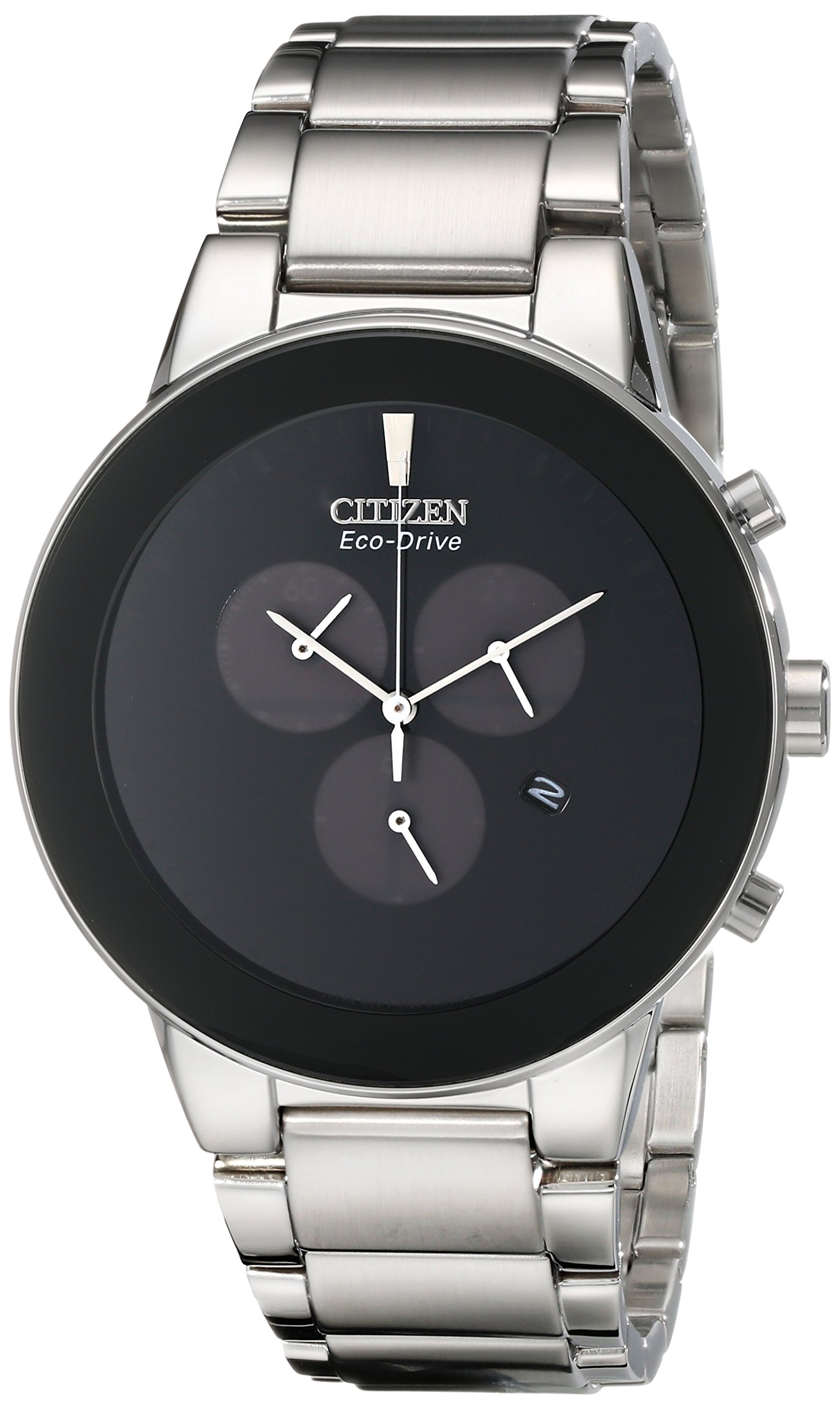 Citizen Eco-Drive Men's AT2240-51E Axiom Silver-Tone Bracelet Watch