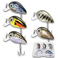  GOANDO Top Water Fishing Lures 5PCS Bass Lures with Propeller  Tail Fishing Gear and Equipment for Bass Trout Catfish Pike Perch Bass Fishing  Lure Kit for Freshwater or Saltwater 