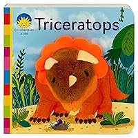 Dinosaur Finger Puppet Board Book From Smithsonian Kids: Triceratops - For Little Dinosaur Lovers Ages 1 - 3