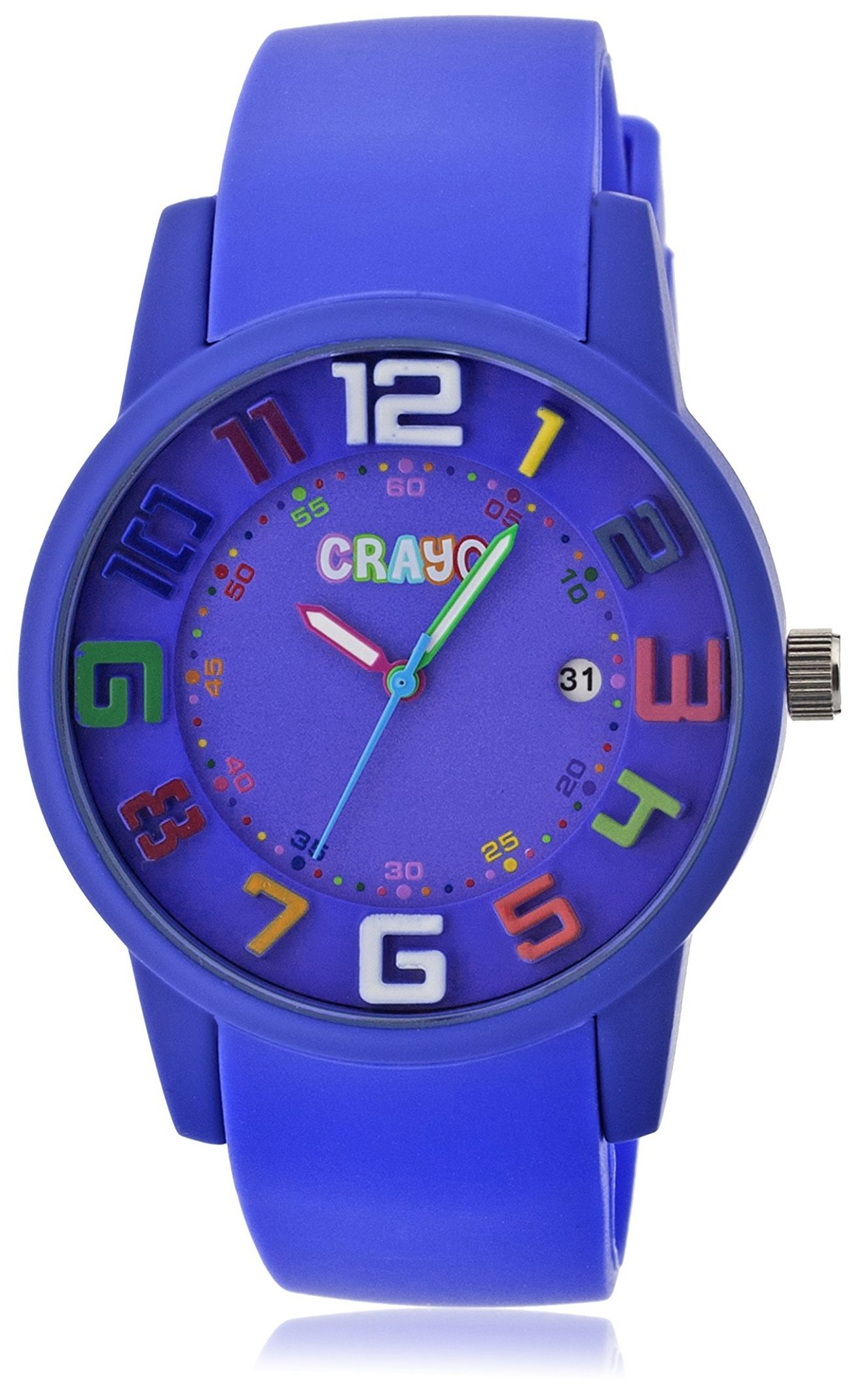 Crayo Women's CR2004 Festival Purple Silicone Watch