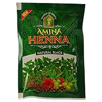 Henna Natural Black Hair Colour Heena Mehndi, 25 g (Pack of 12)