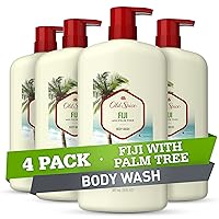 Body Wash for Men, Fresher Fiji Scent, Fresher Collection, 30 Fl Oz (Pack of 4)