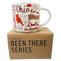 Ohio Porcelain Mug Been There Series Across the Globe Collection, 14 Ounces