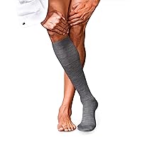 FALKE Men's No. 6 Knee-High Socks, Lightweight, Silky Soft, Breathable, Luxurious Merino Wool Silk, Premium Stockings, 1 Pair
