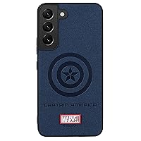Case for Galaxy S21, with Superhero Character Samsung S21 Leather Case, Blue