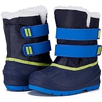 MORENDL Toddler Winter Snow Boots Waterproof Insulated Faux Fur Boys Girls Hiking Boots (Toddler/Little Kid)