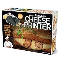 Prank-O Cheese Printer Gag Gift Empty Box, Mother's Day Gift Box, Wrap Your Real Present in a Convincing and Funny Fake Gift Box, Practical Joke for Birthday Presents, Holidays, Parties
