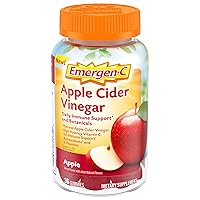 Apple Cider Vinegar Vitamin C Gummies, Dietary Supplement for Immune Support, Apple - 36 Count