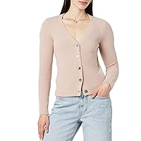 The Drop Women's Francine V-Neck Button Front Cozy Cardigan