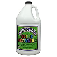 Magic City Slime Activator - Non Toxic, Just Add to Your Favorite Slime Glue for Great Slime Every Time, Made in USA (1 Gallon)