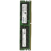 Crucial CT16G4RFD4213 16GB Single DDR4 2133 MT/s (PC4-2133) CL15 DR x4 ECC Registered DIMM 288-Pin Server Memory,Black/Green