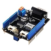 Seeed Studio CAN-Bus Shield V2 Compatible with Arduino for Controller and Transceiver, Arduino Shield Adopts MCP2515 and MCP2551.